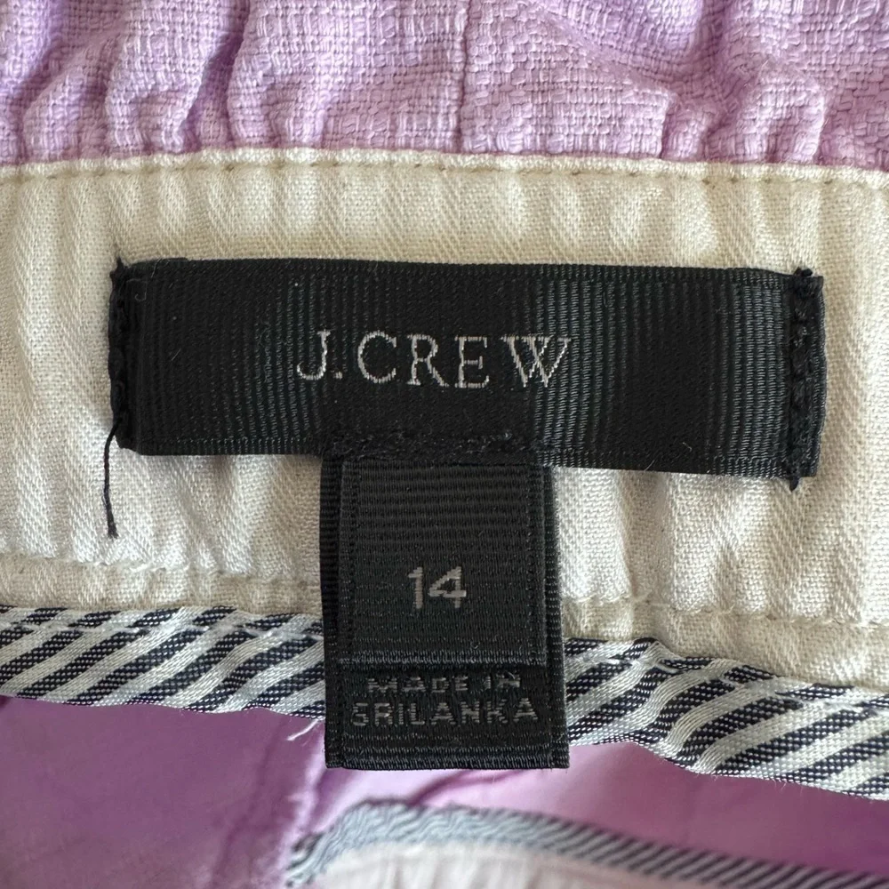 J.Crew Lilac Ruffle Trim Shorts – Size 14